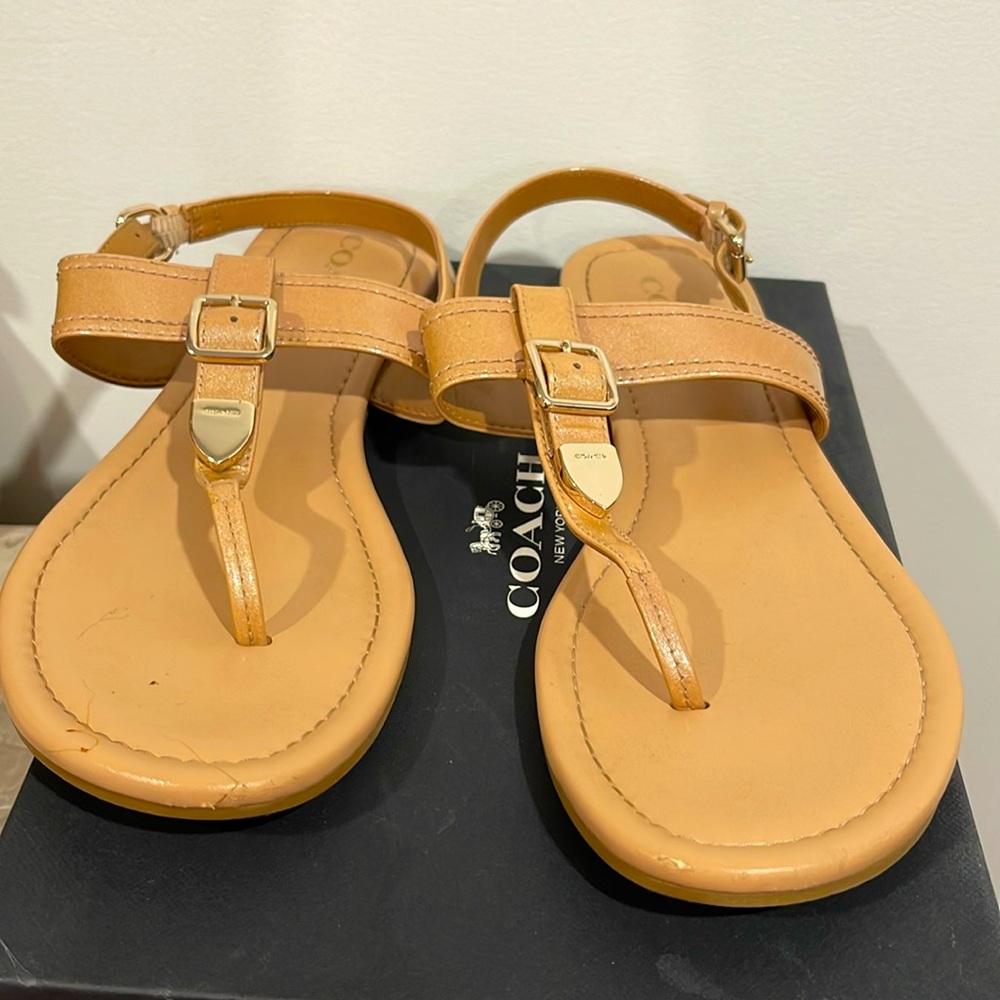 Coach sandals size 8.5